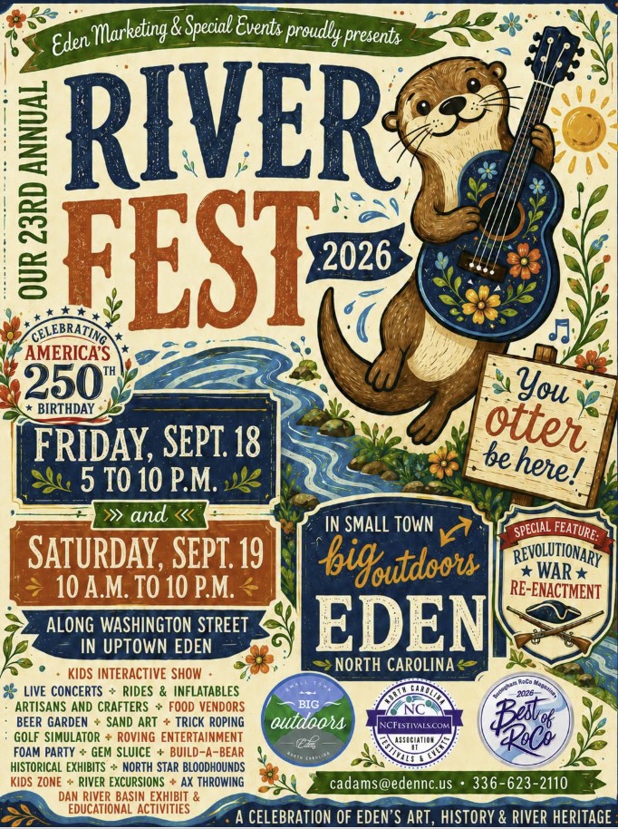 9 18- 9 19 RIVER FEST IN EDEN 9 18- 9 19 RIVER FEST IN EDEN
